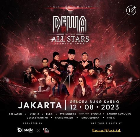 Dewa All Star Gbk Jakarta Tiket Konser Cat Presale Tiket Voucher