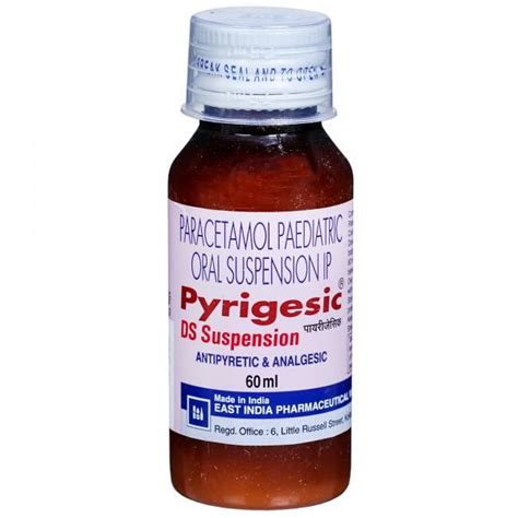 Buy Pyrigesic DS Suspension 60 Ml Online At Best Price In India