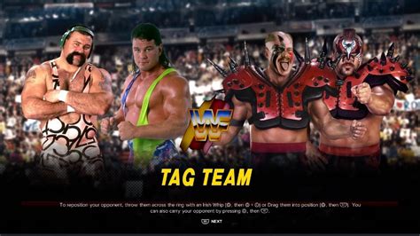 WWF 2K24 THE STEINER BROTHERS Vs THE LEGION OF DOOM YouTube