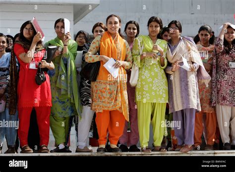 Students At The All Female Fatima Jinnah University In Rawalpindi