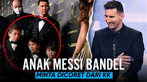 ANAK BANDEL DIPRANK MESSIAksi Nakal Anak Lionel Messi Saat Ayahnya