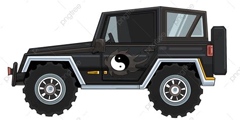 Cartoon Jeep PNG Image, Cartoon Jeep, Jeep, Tai Chi, Land Rover PNG ...