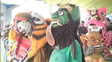 Keren Performa Barongan Macan Macanan Barongsai Buto Pentul Topeng