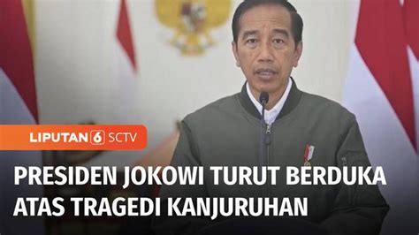 VIDEO Presiden Jokowi Sampaikan Duka Cita Atas Insiden Kerusuhan Di