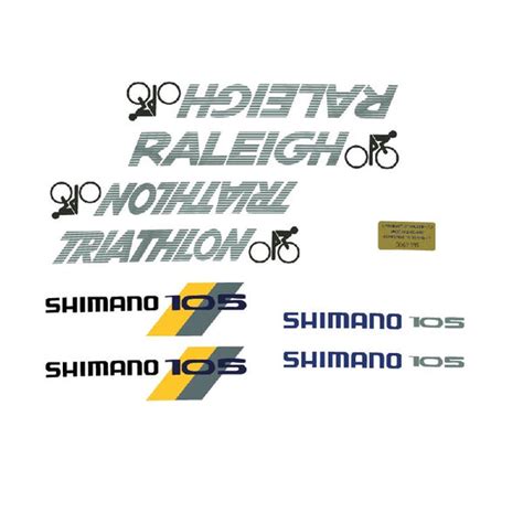 Raleigh Triathlon Bicycle Decals Stickers 060 Bicycle Decals