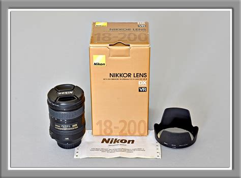 Nikon Af S Dx Nikkor 18 200mm F 3 5 5 6g Ed Vr Ii Lens Design Info