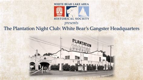 The Plantation Club White Bear S Gangster Headquarters Youtube