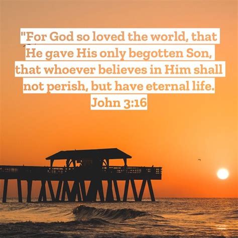 John For God So Loved The World That He Gave His Only Begotten