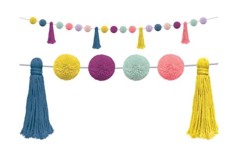 Pom Poms And Tassels Garland Bell 2 Bell