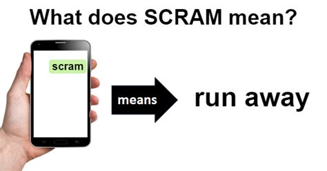 Scram What Does Scram Mean