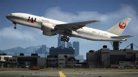Boeing 777 200 Japan Airlines Pack Gta5