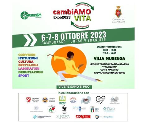 Cambiamo Vita Campobasso Expo 2023 Salute Benessere Alimentazione