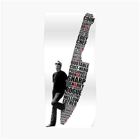 "Anthony Bourdain Knife Design" Poster for Sale by silkdegreestees | Redbubble