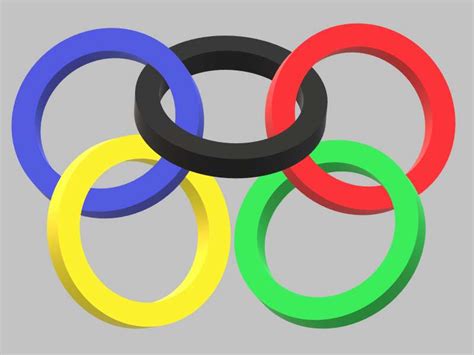 3d Olympic Rings