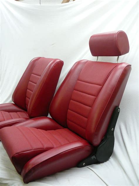 Our Sport S Seats In Leatherette W Seat Heaters Remake Of The Recaro Ideal Classic Car Seats