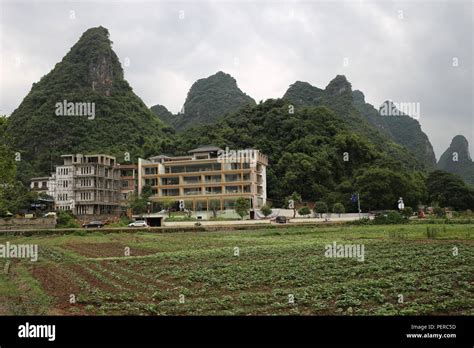 Karst Mountains in Yangshuo, China Stock Photo - Alamy