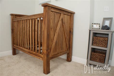 DIY Farmhouse Crib - Featuring DIYstinctly Made | Ana White