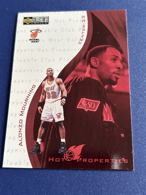 1997 98 Upper Deck Collector S Choice Hot Properties Alonzo Mourning