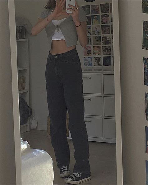 Maja Tkr On Instagram Fun Crop Top With Jeans Skinny