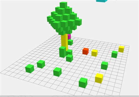 3D Конструктор онлайн по кубикам