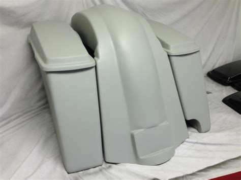 Harley Davidson Touring Extended Stretched Saddlebags Lids Right Cut