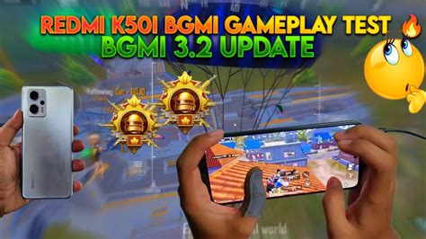 Redmi K50i Update Bgmi Gameplay Test 🔥 Redmi K50i Bgmi Test 2024