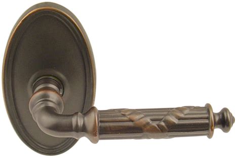 Emtek Ribbon And Reed Brass Lever Door Handle Shop Door Levers At