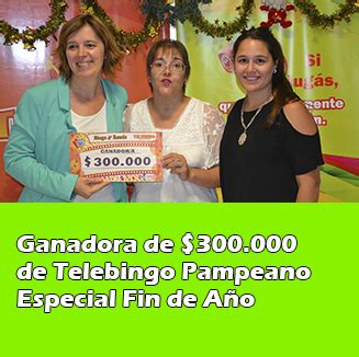 Ganadora Telebingo Pampeano Especial Fin De A O Iss La Pampa