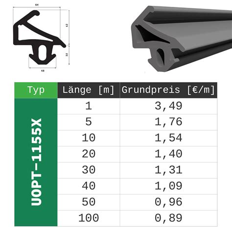 PVC Fensterdichtung EPDM für Kunststofffenster Anschlagdichtung