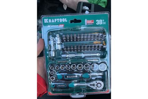 Универсальный набор инструмента KRAFTOOL Universal-38 1/4", 38 ...