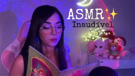 ASMR LEITURA INAUDÍVEL YouTube