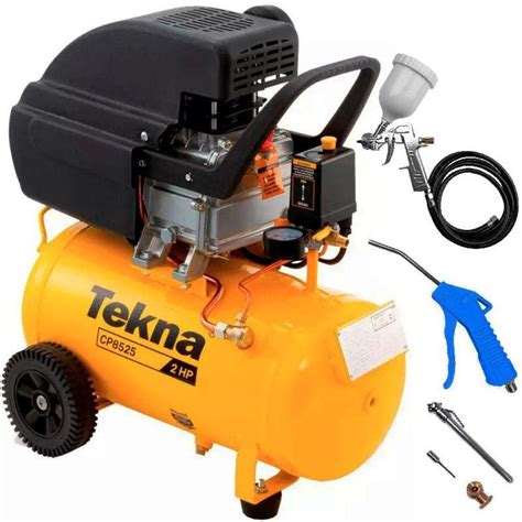 Compressor Ar Motocompressor Cp Lt Hp Tekna Kit Casas Bahia