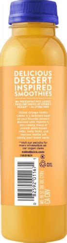 Naked Orange Vanilla Creme Almond Milk Smoothie Fl Oz Kroger