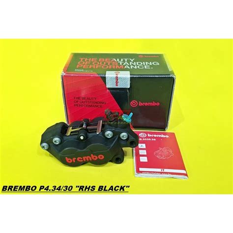 Jual Kaliper Brembo P Piston Kanan Depan Black Hitam Cbr Rr New