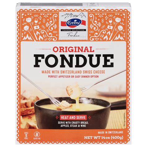 Save on Emmi Fondue Cheese Original from Switzerland Order Online ...