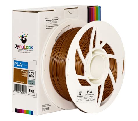 Filamento PLA Cobre DynaLabs 1 75mm 1Kg Dynalabs