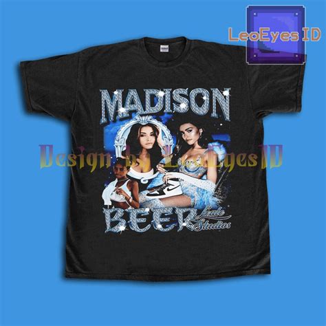 Madison Beer Shirt Rap Hip Hop Bootleg Style New Black Unisex Etsy