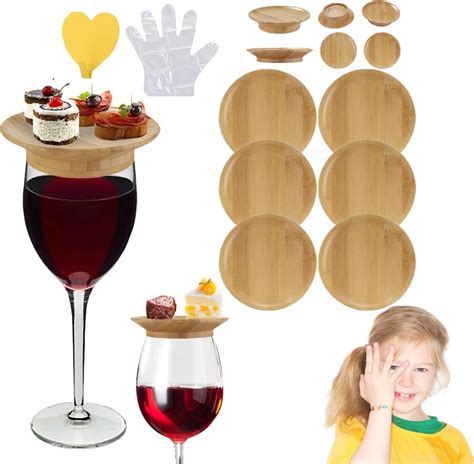 Wine Glass Charcuterie Topper Wine Glass Charcuterie Board Topper Bamboo Wine Glass Topper