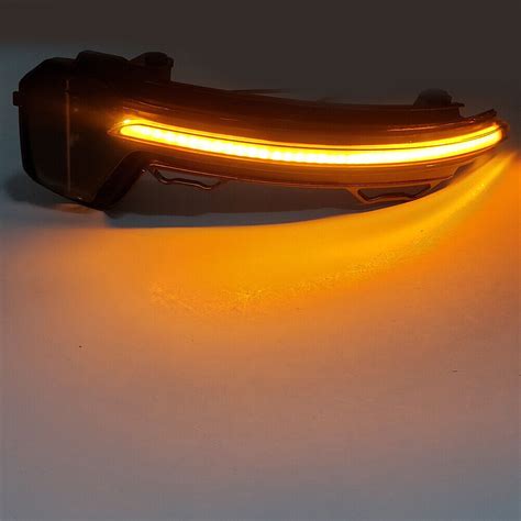 Led Side Mirror Dynamic Turn Signal Sequential Light For Vw Tiguan Mk