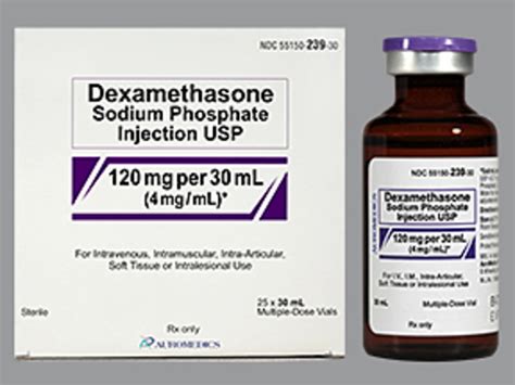 Rx Item Dexamethasone 4mgml 120mg30ml Vial 25x30ml By Auromedics