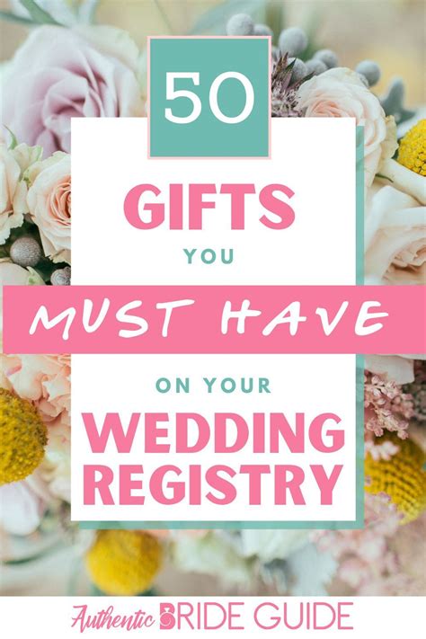 Wedding Registry Gift Ideas | Wedding gift registry, Best wedding registry, Wedding shower registry