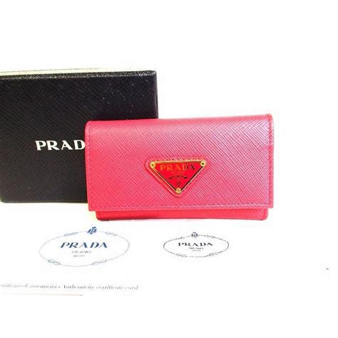 プラダ Prada サフィアーノ レザー 6連 キーケース キーリング 【未使用保管品】 9300 東京のブランドショップ 通販