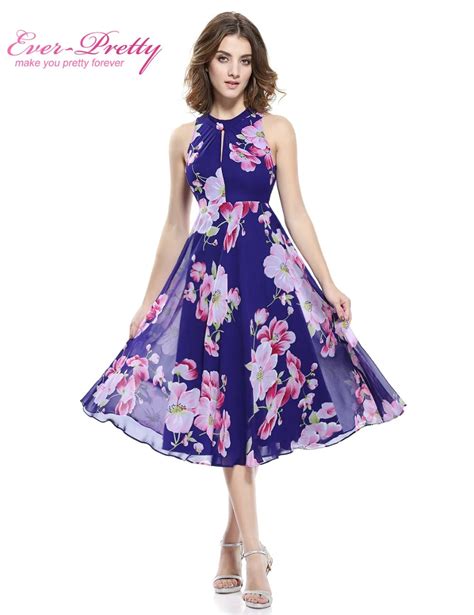 Short Cocktail Dresses Plus Size Ever Pretty Summer Flower