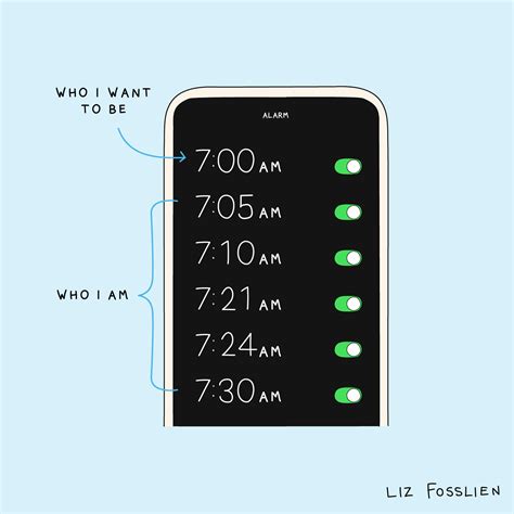 Aspirational Alarm Illustration Liz Fosslien