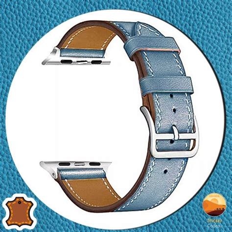 Bracelet Remplacement Cuir Pour Apple Watch 42 44 45 MM Serie 8 7 6 5 4