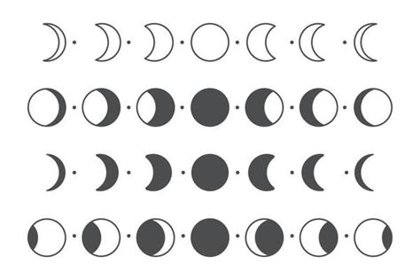 Moon Phase Vector Art, Icons, and Graphics for Free Download