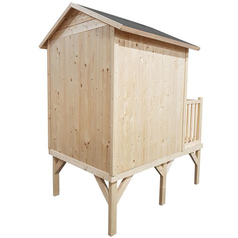 Maisonette en bois pour enfant sur pilotis avec échelle Maely Greenweez