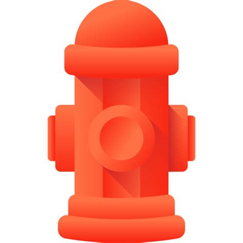 Fire Hydrant 3d Color Icon