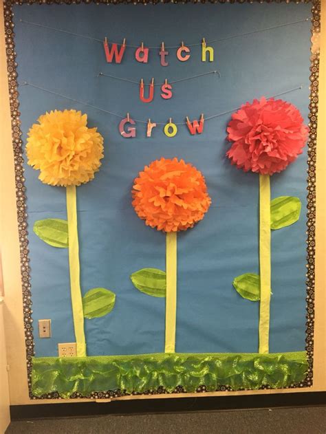 Watch Us Grow Bulletin Board Spring Theme Creative Bulletin Boards