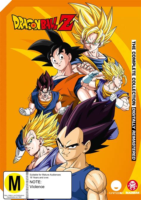 Dragon Ball Z Remastered Uncut Complete Collection Disc Set Dvd